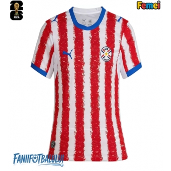 Paraguay Echipament de Fotbal Replică Mondial 2026 Femei Acasa